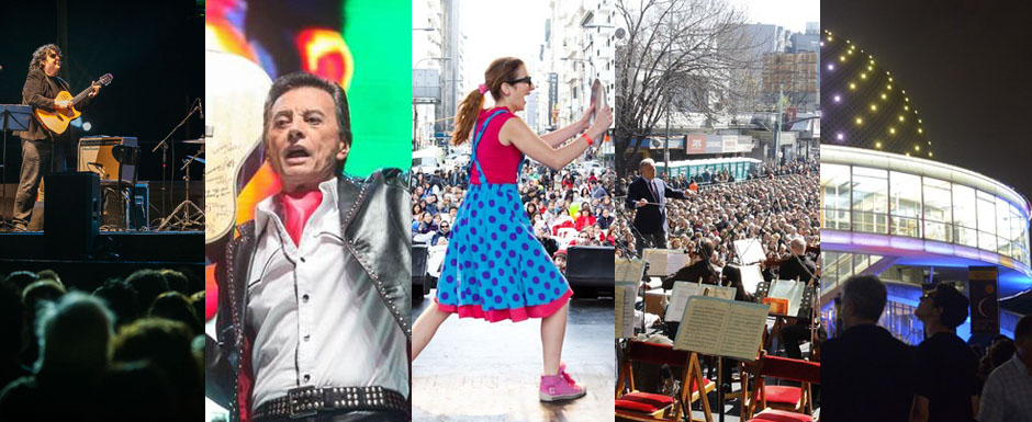 Música y arte al aire libre en la Ciudad