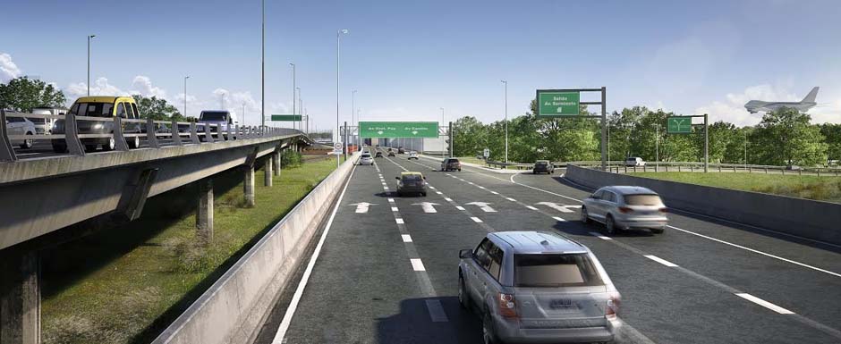 Las obras de ampliación de la Autopista Illia en detalle