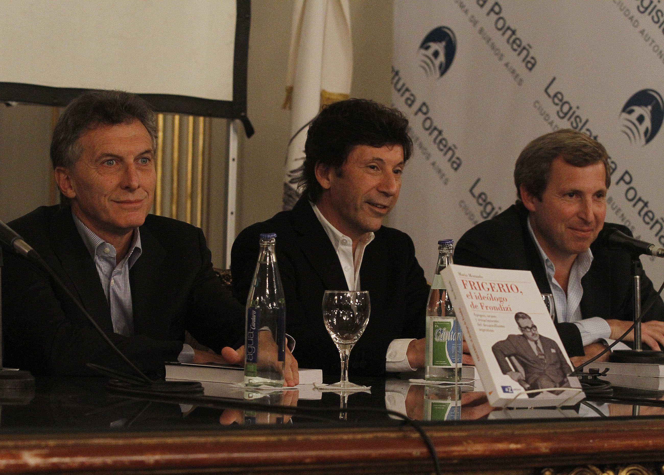 Macri, en la presentación de un libro sobre Rogelio Frigerio