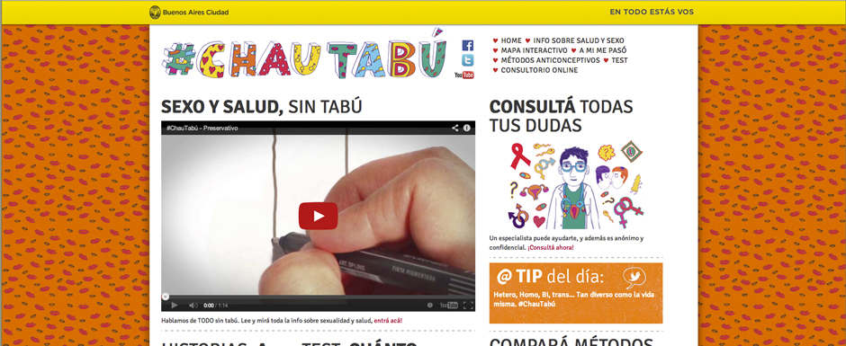 #ChauTabú alcanzó las 170 mil visitas