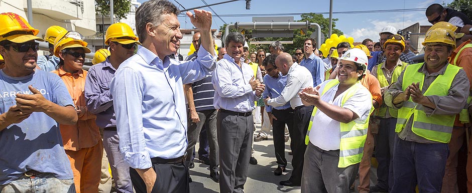 Macri inauguró el Paso Bajo Nivel Altolaguirre 