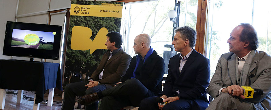 Mauricio Macri anunció el Plan Buenos Aires Verde