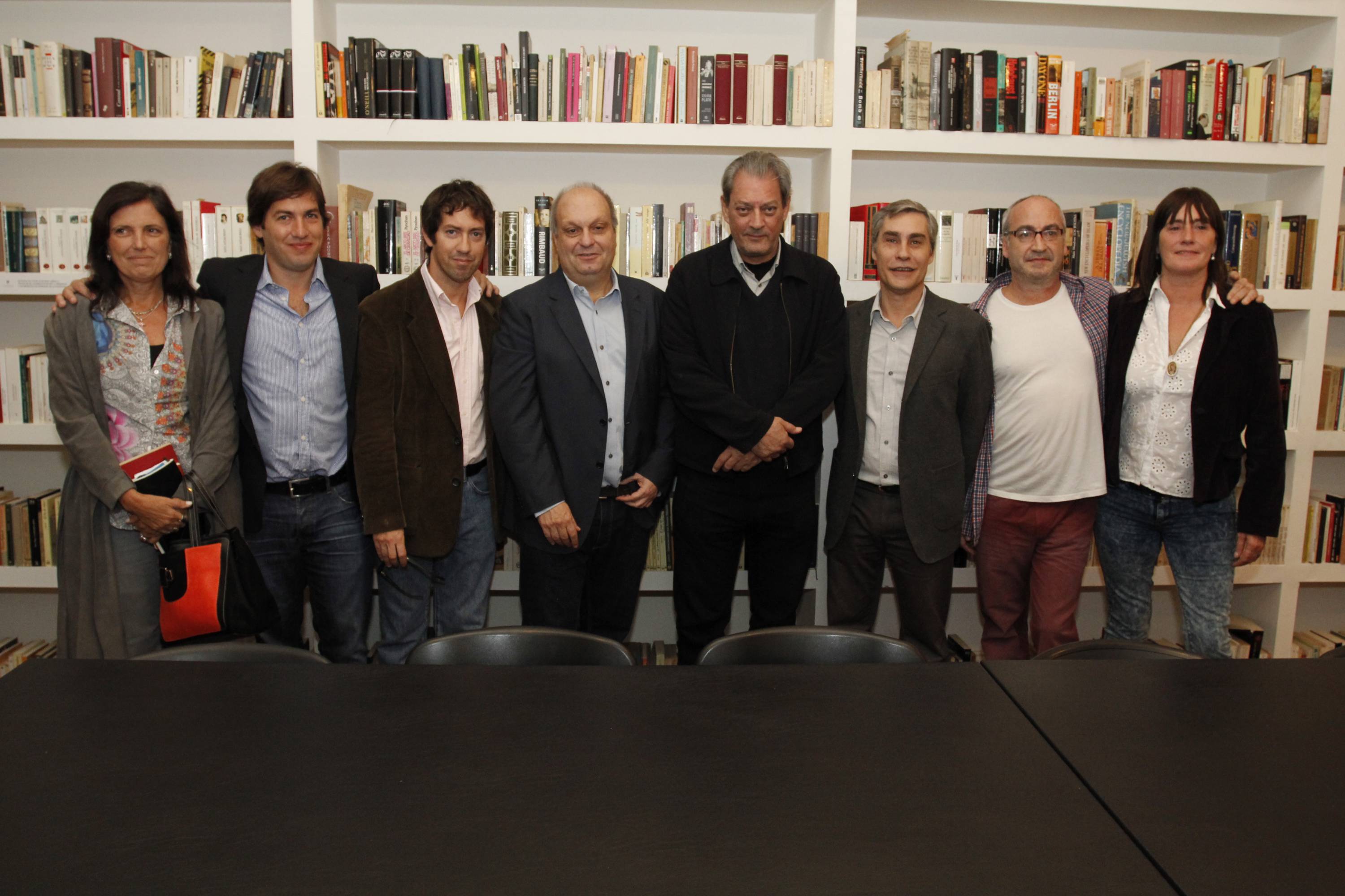 Paul Auster en la Biblioteca Miguel Cané