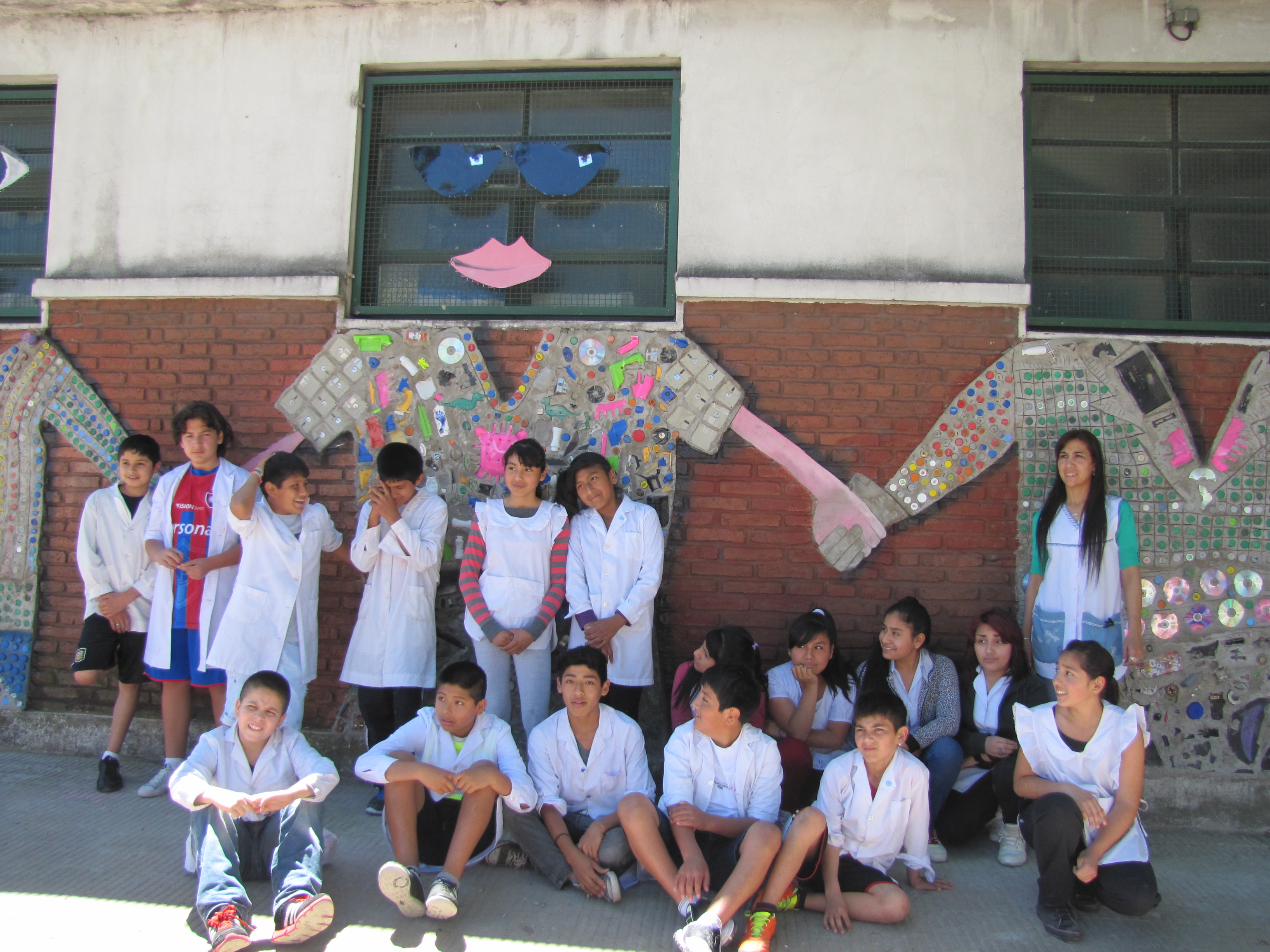 Inauguramos tres murales ecológicos en escuelas de la Ciudad