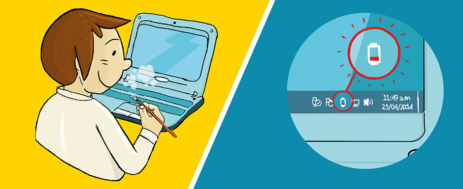 ¡Cuidá el teclado y la batería de tu compu!