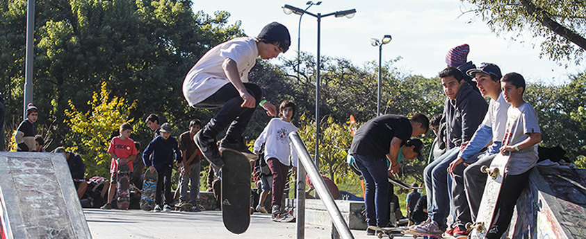 Nueva competencia de Skate en Belgrano