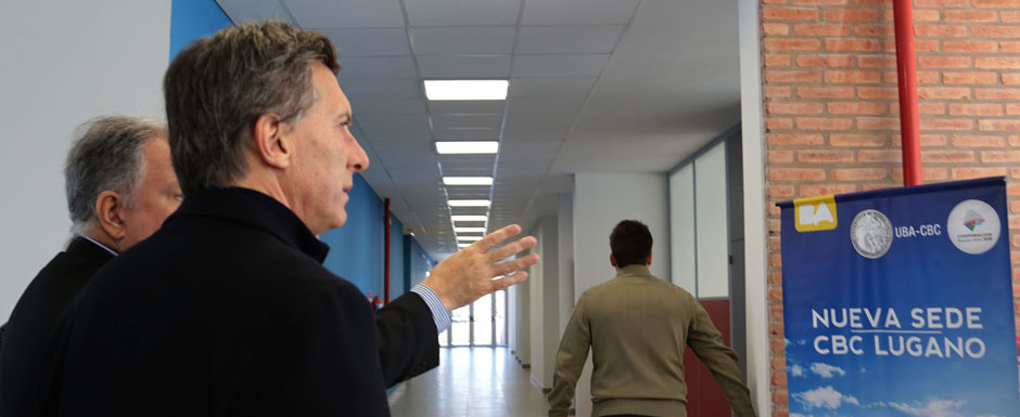 Inauguración de una nueva sede del Ciclo Básico Común de la UBA en Villa Lugano