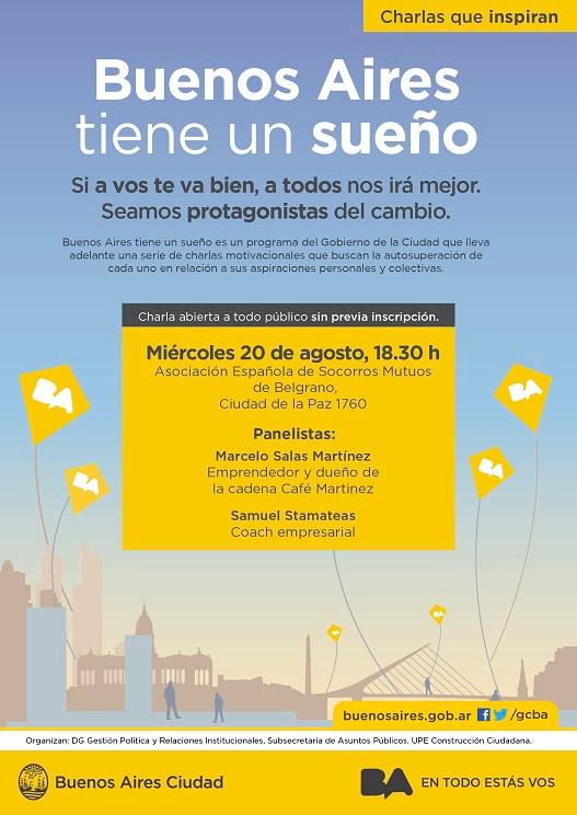 Buenos Aires Tiene un Sueño llega a la Comuna 13