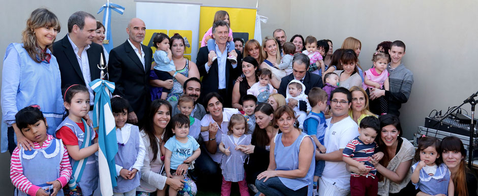 Mauricio Macri inauguró un jardín maternal en la sede de la Agencia Gubernamental de Control