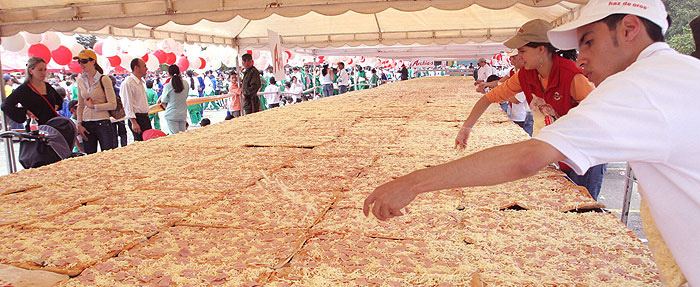 La Pizza Más Larga de Buenos Aires