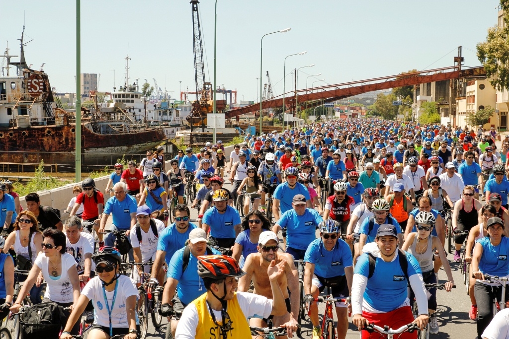 La bicicleteada del Festival de la Bici reunió a personas Buenos Aires Ciudad Gobierno