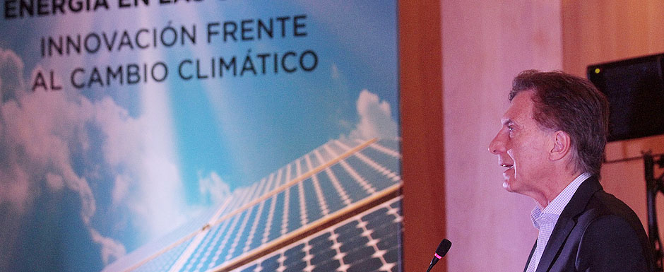 Mauricio Macri exhortó a asumir el compromiso con la agenda verde como un desafío nacional