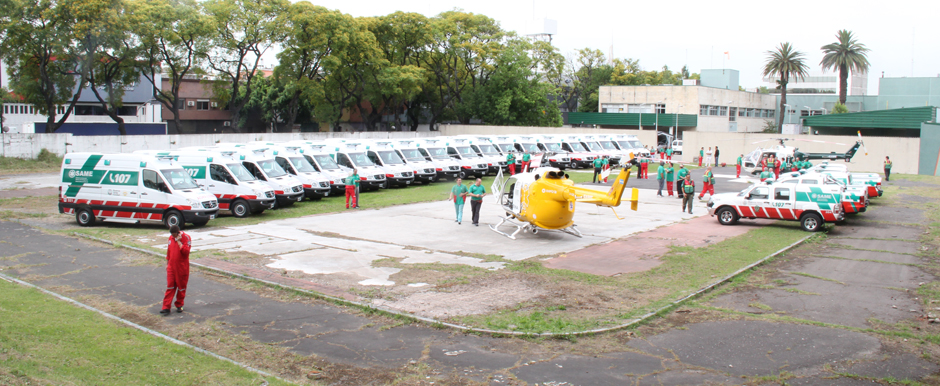 El SAME suma 24 móviles y 2 helicópteros