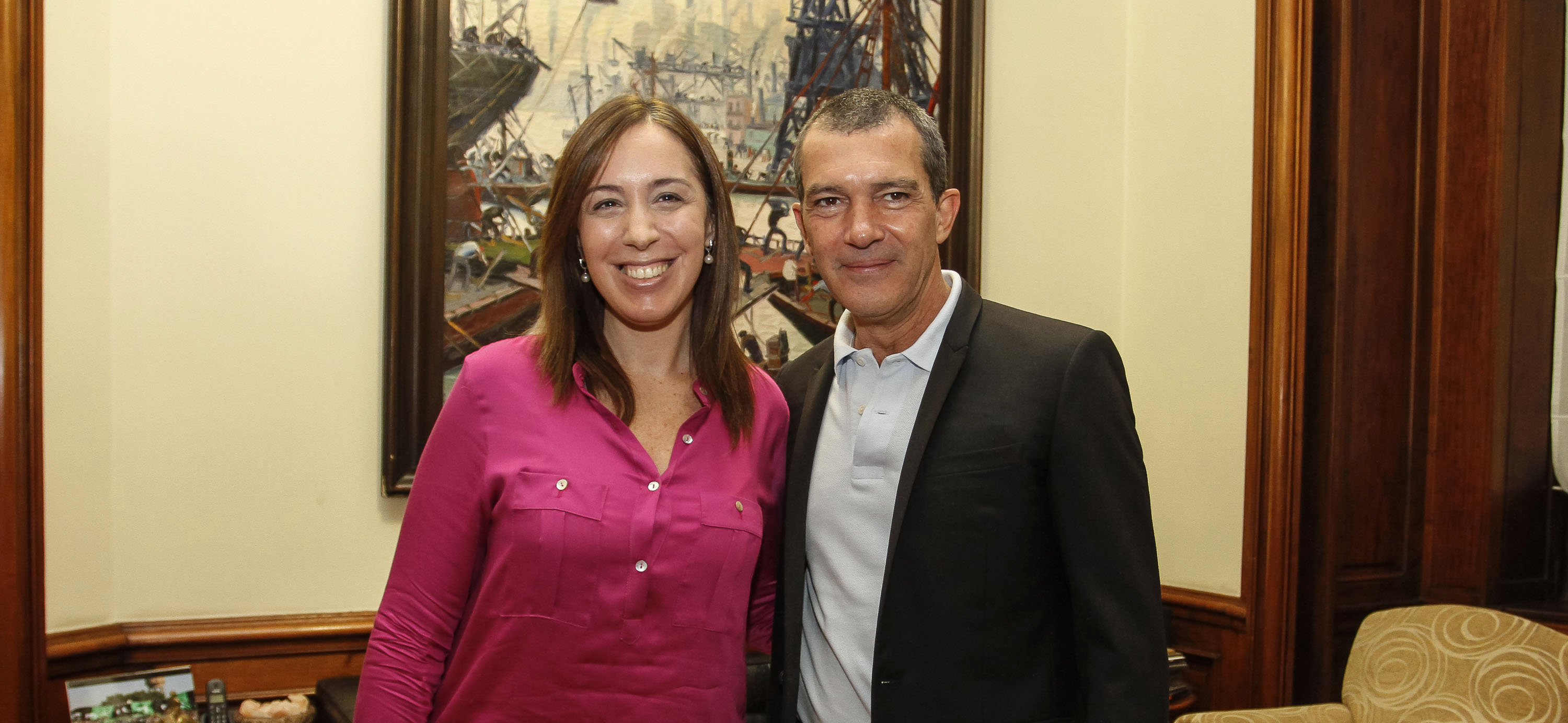 Antonio Banderas fue distinguido por la Legislatura Porteña