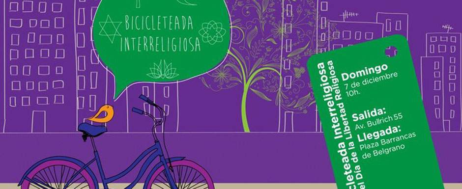 Bicicleteada Interreligiosa en la Ciudad