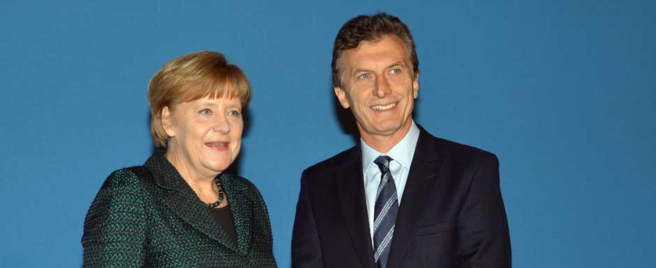 Mauricio Macri se reunió con la canciller Angela Merkel en Alemania