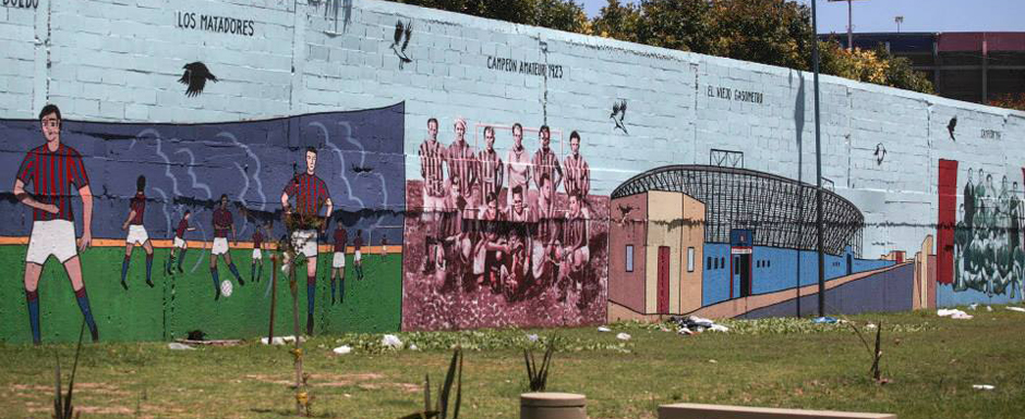 El "Mural San Lorenzo" viste la Ciudad