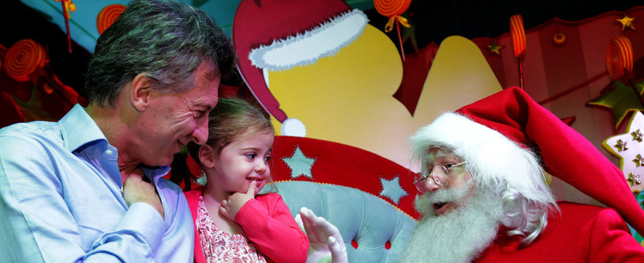 Mauricio Macri visitó el Parque Navideño de la Ciudad