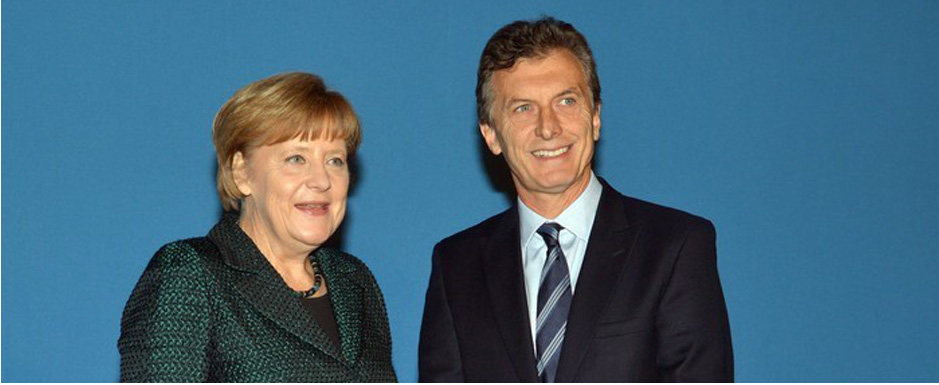 Macri estuvo junto a la canciller Angela Merkel en Alemania