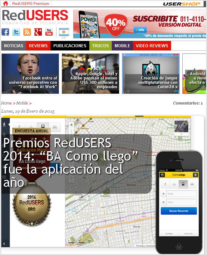 BA Cómo llego superó el millón de descargas