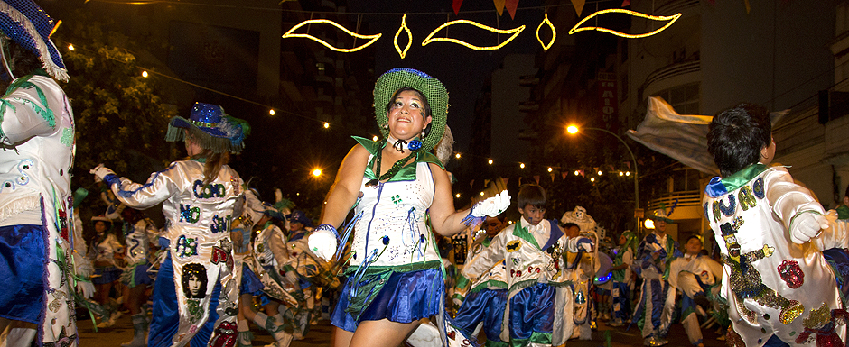 Anticipo del Carnaval en Avenida de Mayo