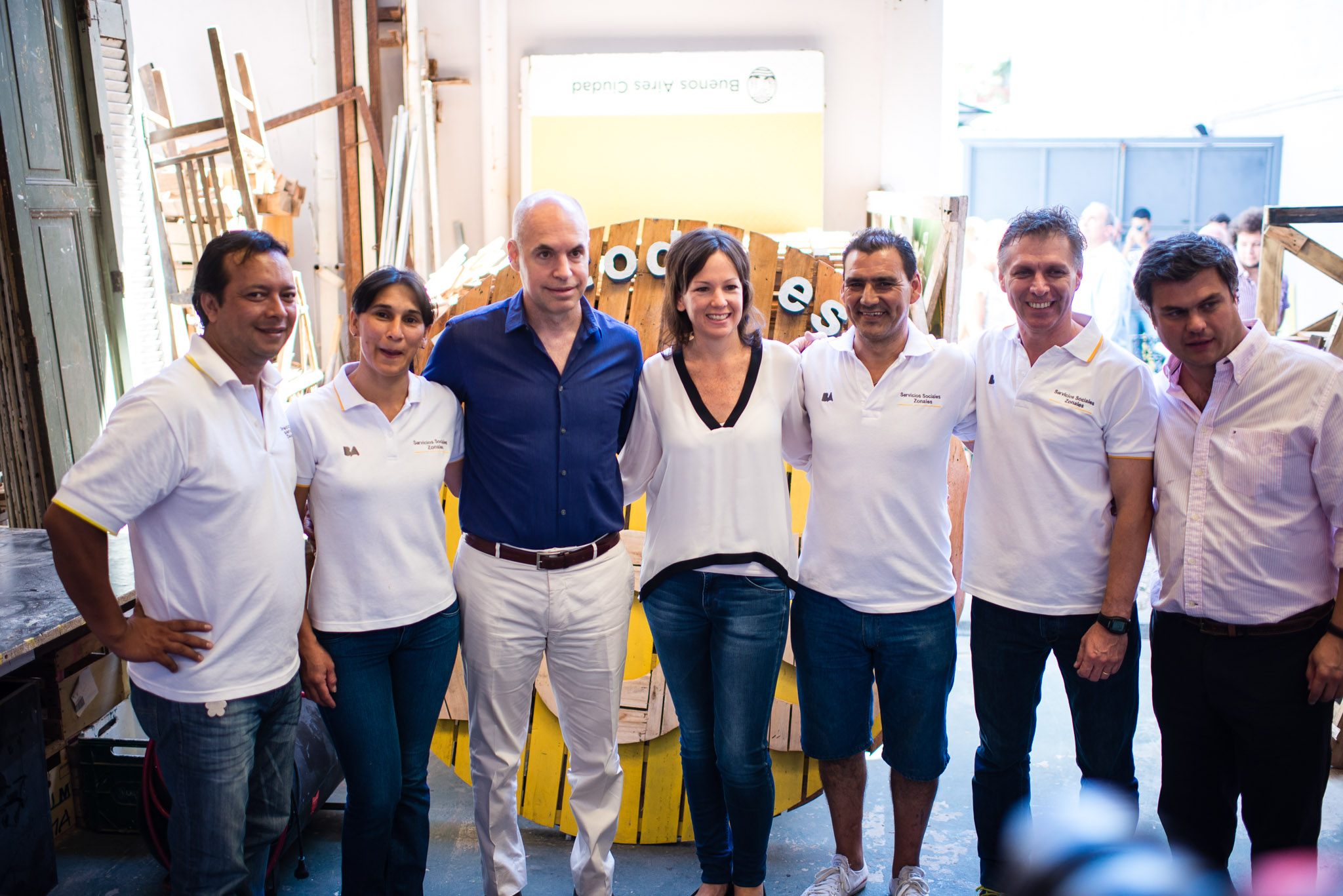 Horacio Rodriguez Larreta y Carolina Stanley visitaron el Servicio Social Nº5