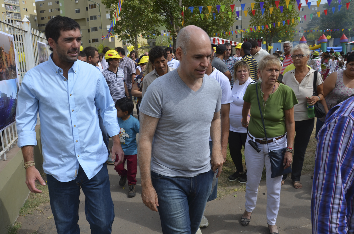 Inauguración de obras en el complejo Soldati