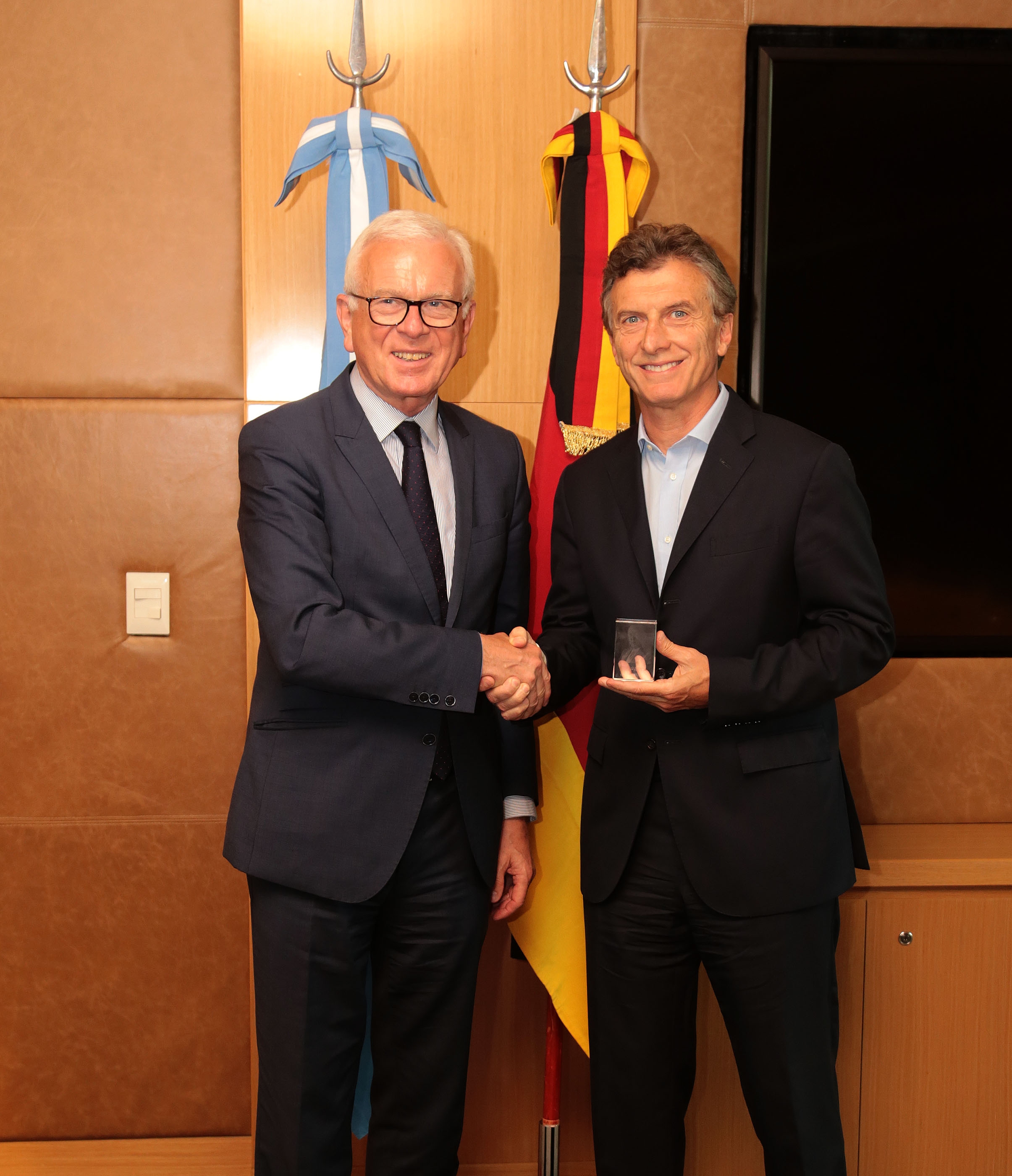 Macri se reunió con el presidente de la Fundación Konrad Adenauer