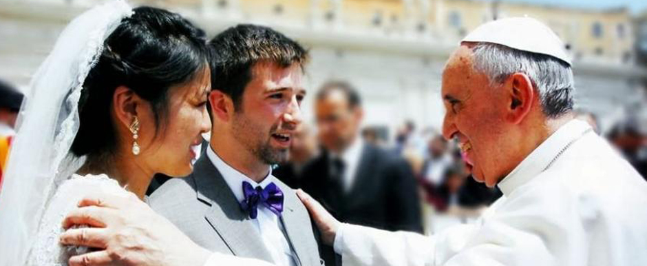 "Dios confió a la tierra la alianza del hombre y de la mujer"