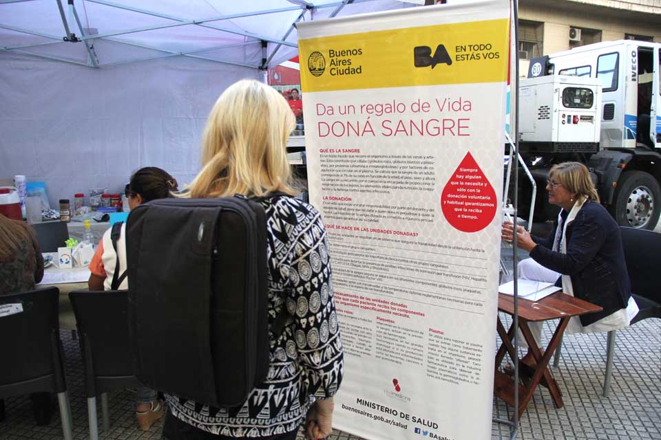 Campaña de Donación Voluntaria de Sangre en el Hospital Marie Curie