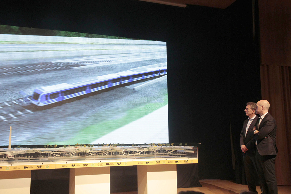 Mauricio Macri lanzó el proyecto de obra de transporte de pasajeros más importante de la historia de la Ciudad