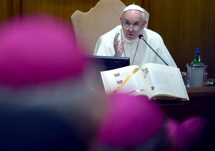 Mensaje del Papa a los obispos