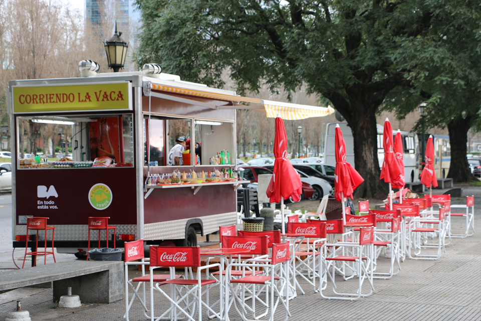 Carritos último modelo en la Costanera Sur
