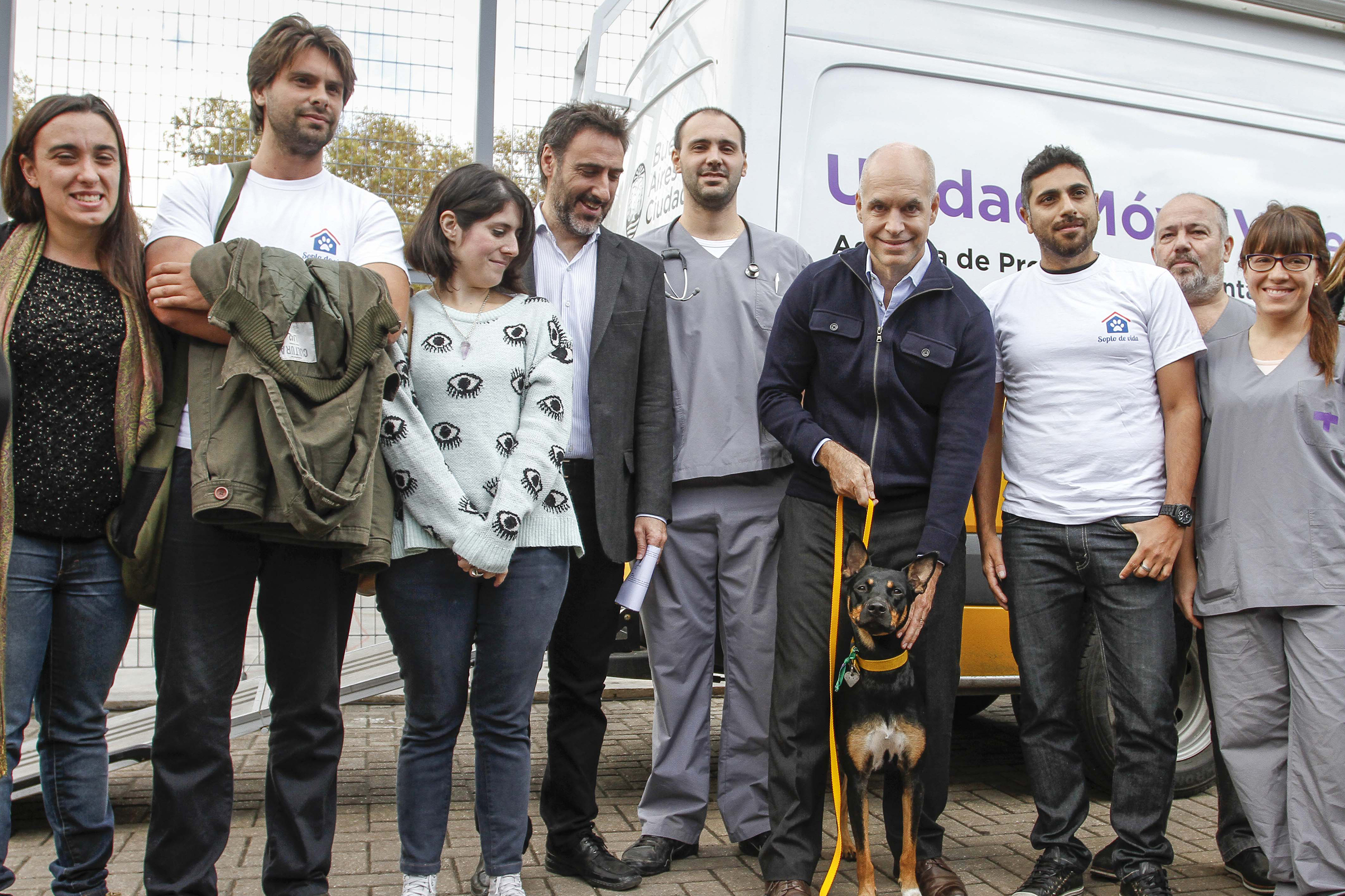Mascotas de la Ciudad pasó por Palermo con la visita de Horacio Rodriguez Larreta