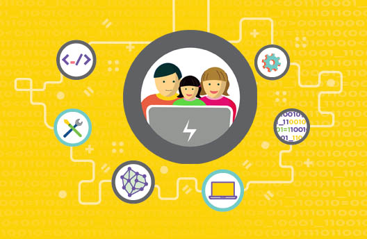 ¡Vení con tus hijos a participar del Día de Programación en Familia!