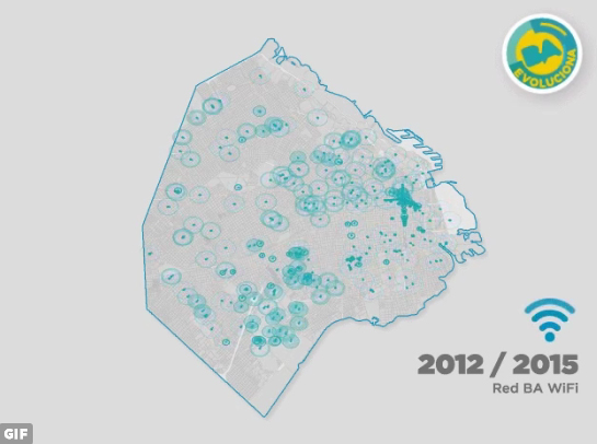 Evolución de la red BA WIFI en la Ciudad