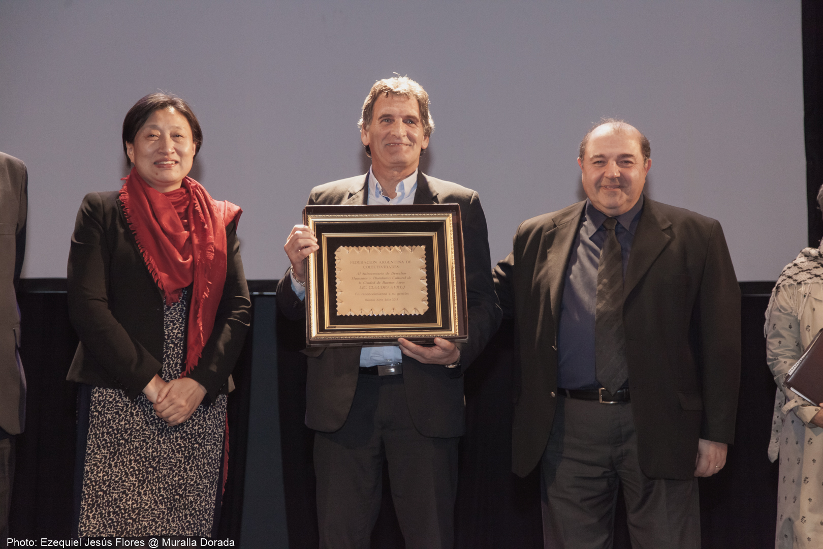 Homenaje de la Federación Argentina de Colectividades al Subsecretario Claudio Avruj