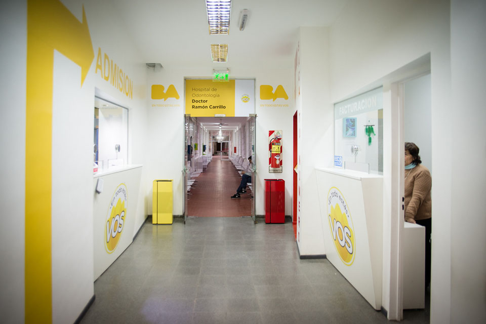 Obras en el Hospital de Odontología Ramón Carrillo 