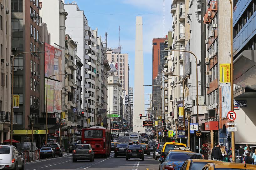 Fotogalería de la intervención artística en el Obelisco