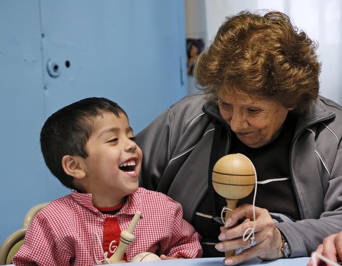 Valores que van de abuelos a niños