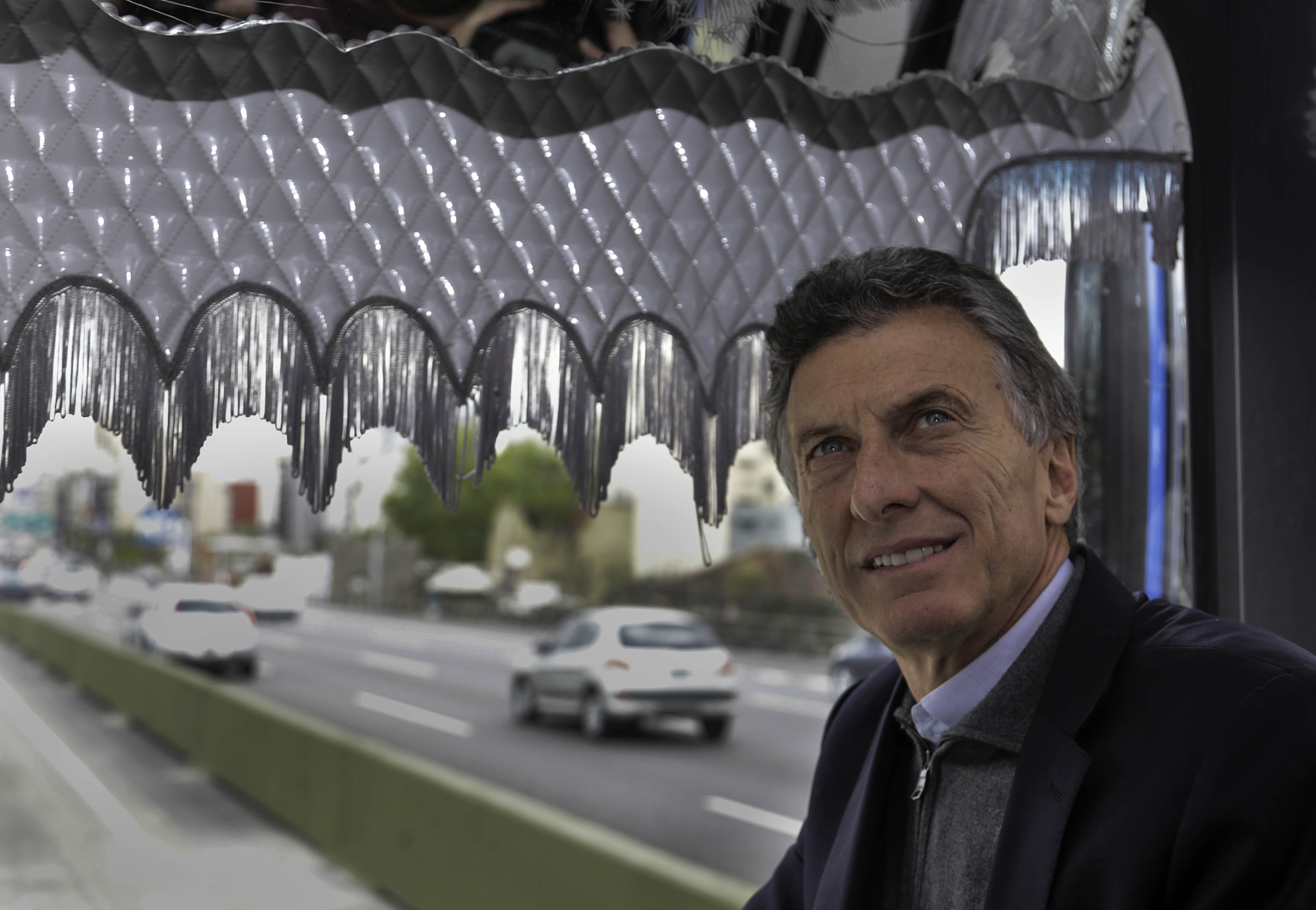Mauricio Macri inauguró el Metrobus de la AU 25 de Mayo