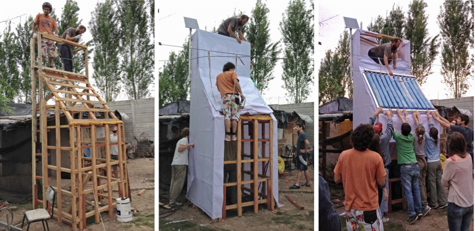 Colectores Solares en el taller de Tecnologías Apropiadas