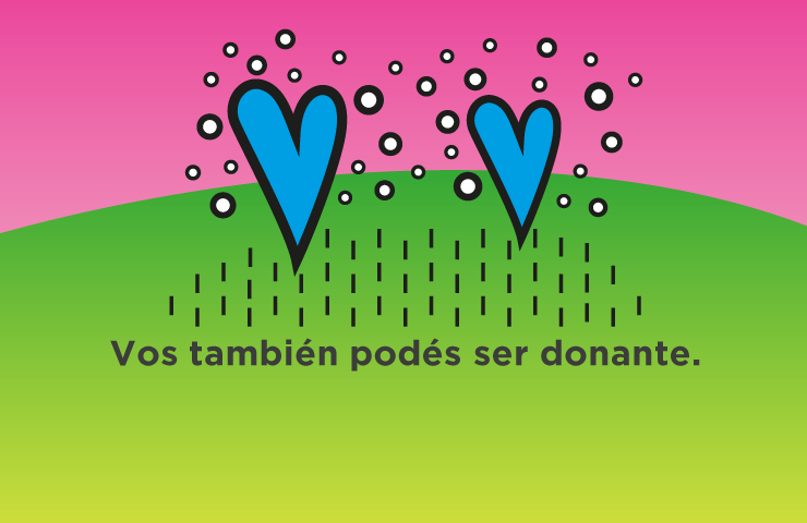 La campaña “Vos también podés ser donante” sumó adhesiones
