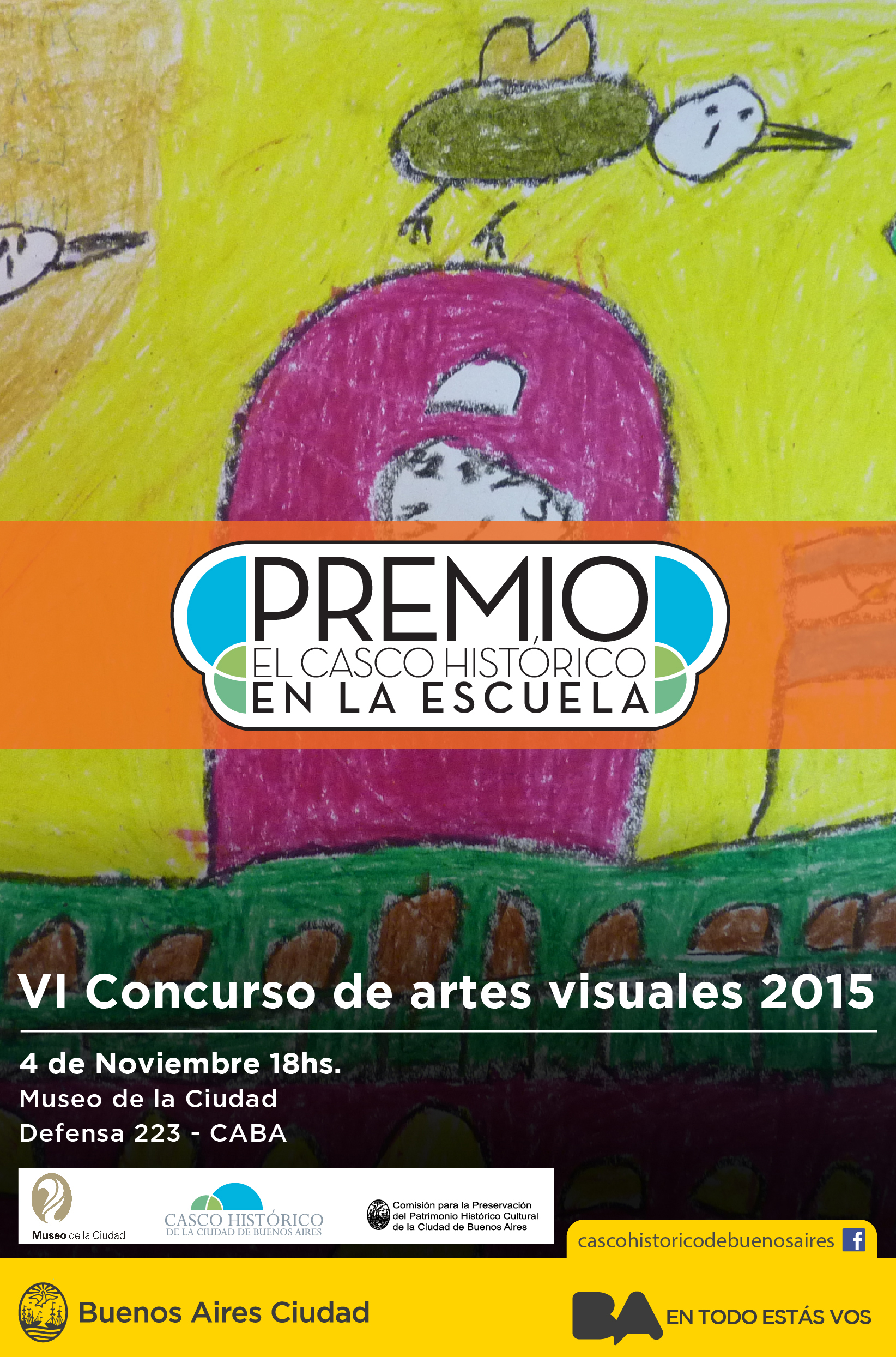  Concurso de Artes Plásticas 2015 Premio "El Casco Histórico en la Escuela"