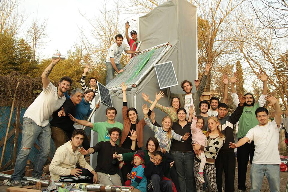 Taller para construir colectores solares
