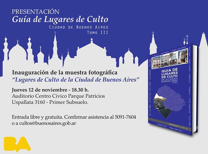 La Ciudad tiene su nueva “Guía de Lugares de Culto”‎