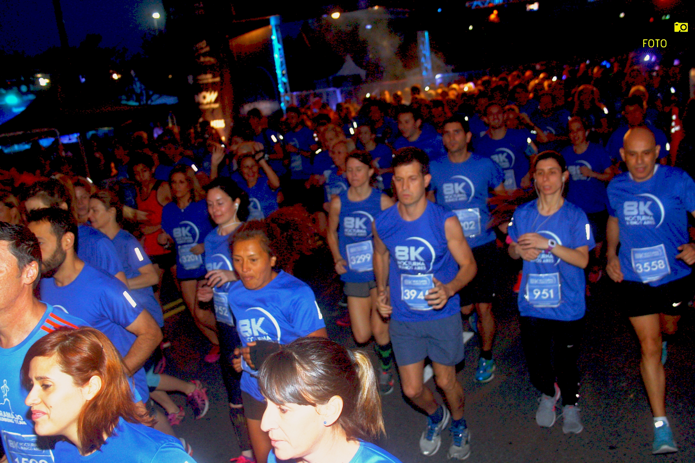 La carrera nocturna de la Ciudad tuvo 6.000 inscriptos