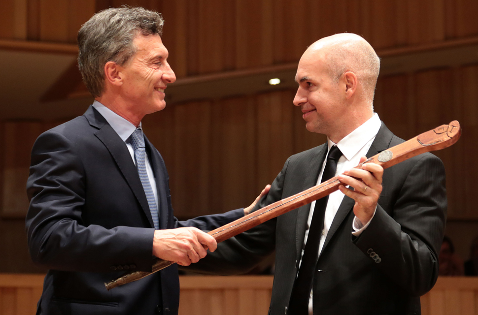 Horacio Rodríguez Larreta asumió como jefe de Gobierno de la Ciudad Autónoma de Buenos Aires