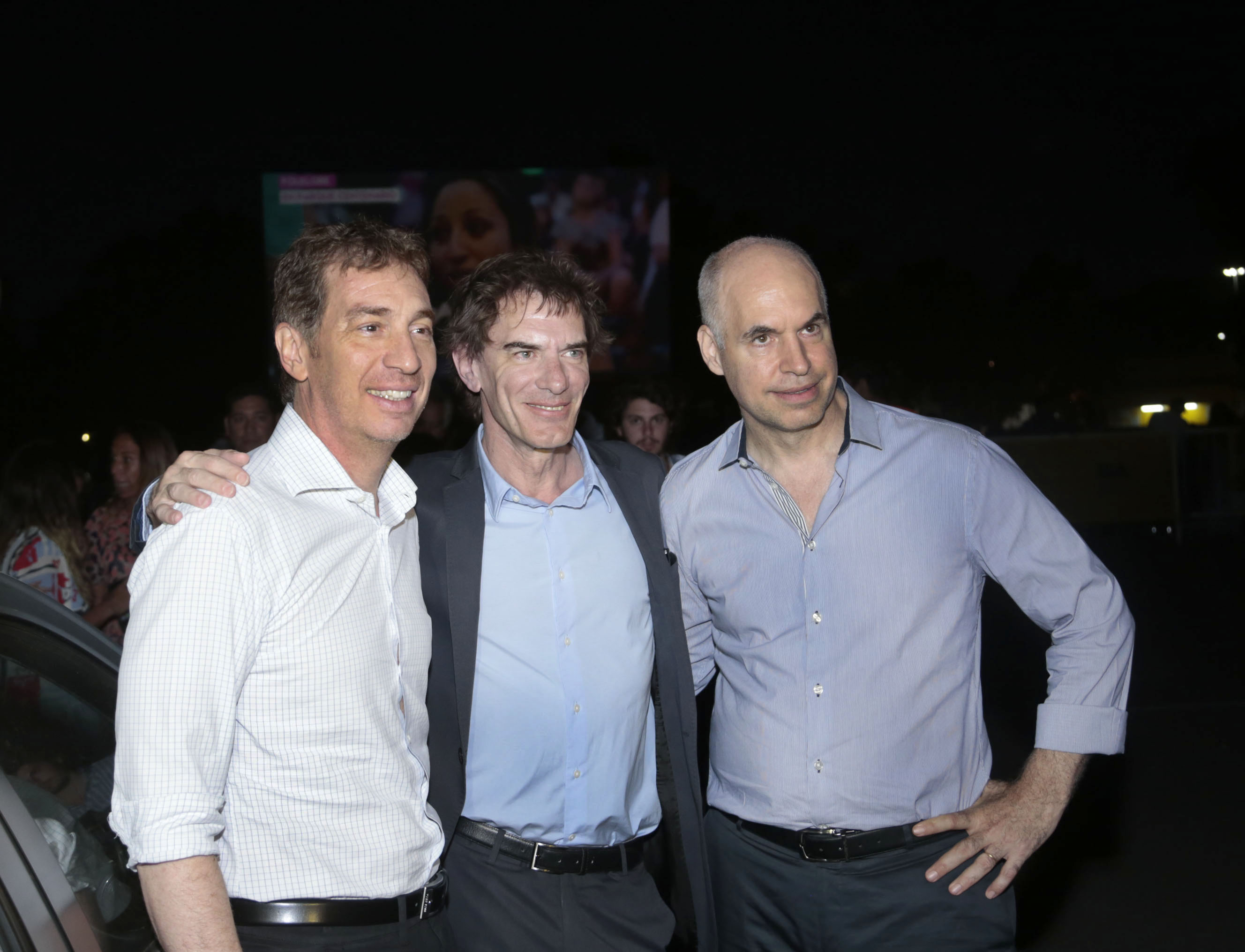 Horacio Rodríguez Larreta inauguró la temporada del Autocine