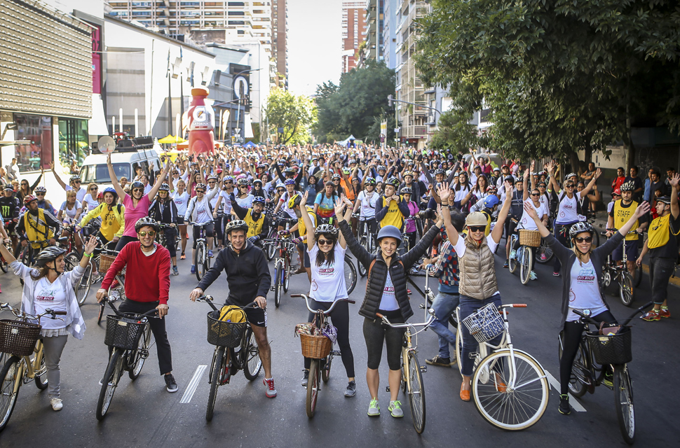 Fotogalería las chicas festejaron con una bicicleteada de kilómetros Buenos Aires Ciudad